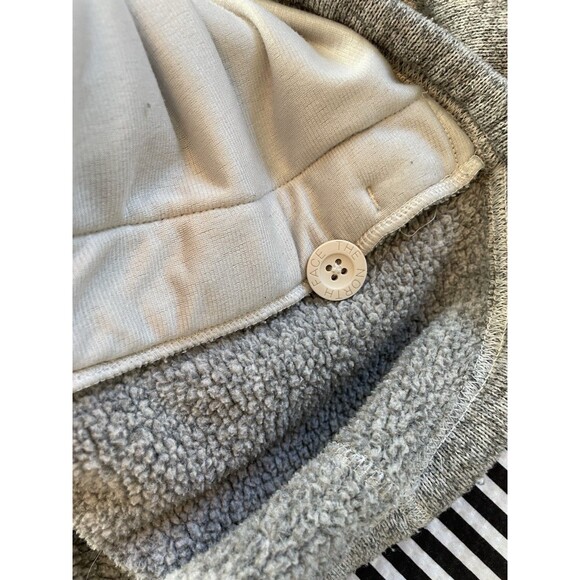 THE NORTH FACE - Gray Dark Women's Jacket Beautiful Buttons Hooded - Picture 7 of 8